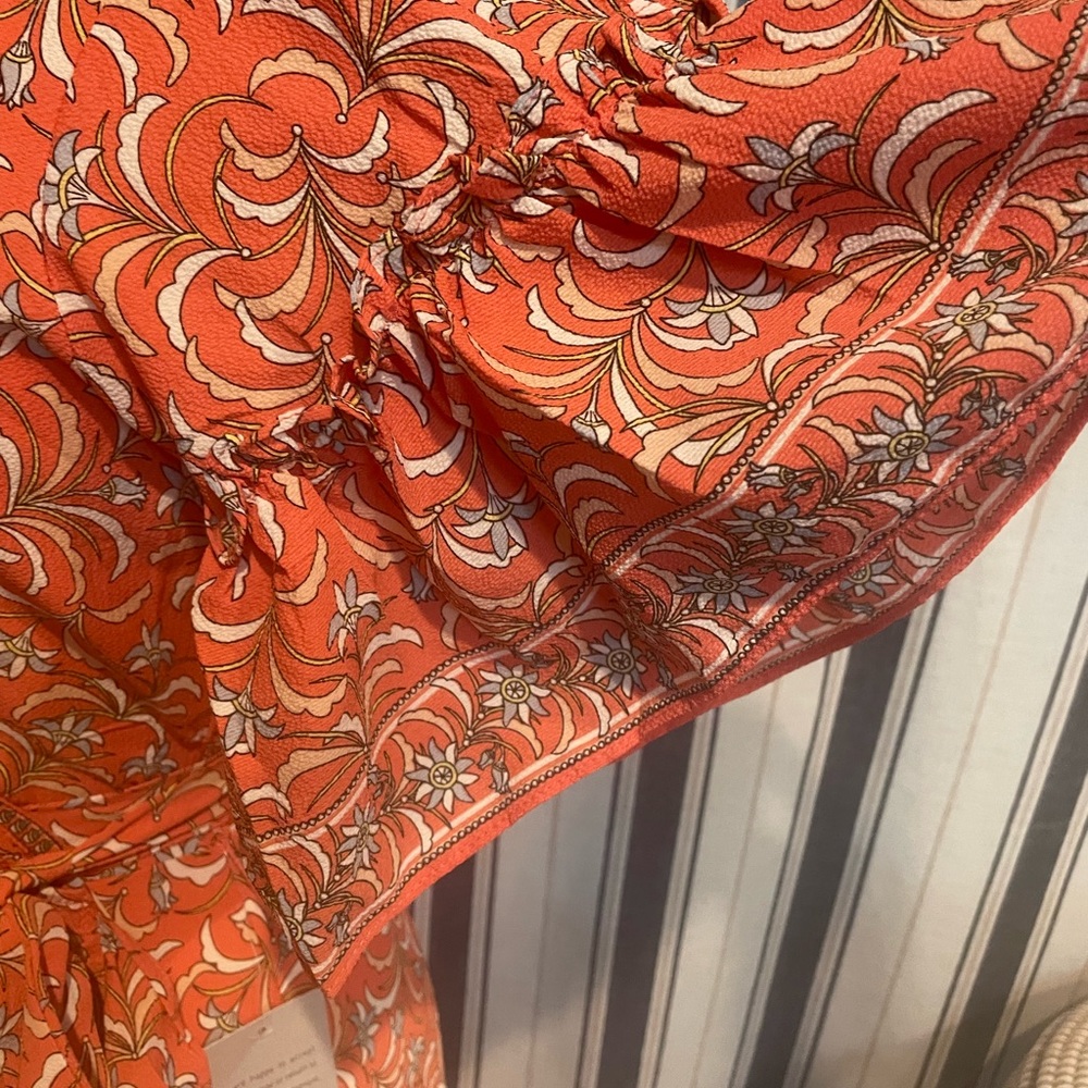 New Max Studio floral wrap dress, sz M - Picture 5 of 8